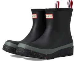Hunter Play Short Speckle Sole Wellington Boots