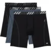 Adidas Sport Performance Mesh Long Boxer Brief Underwear 3-Pack