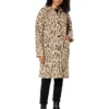 Elliott Lauren Plush Life Relaxed Knit Coat With Collar And Patch Pockets