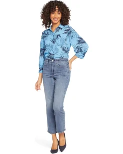 NYDJ Petite Higher-Rise Marilyn Ankle In Pristine