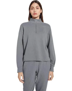 Eberjey Luxe Sweats Zip Pullover