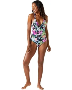 Tommy Bahama Coastal Gardens Reversible Cross-Back One-Piece